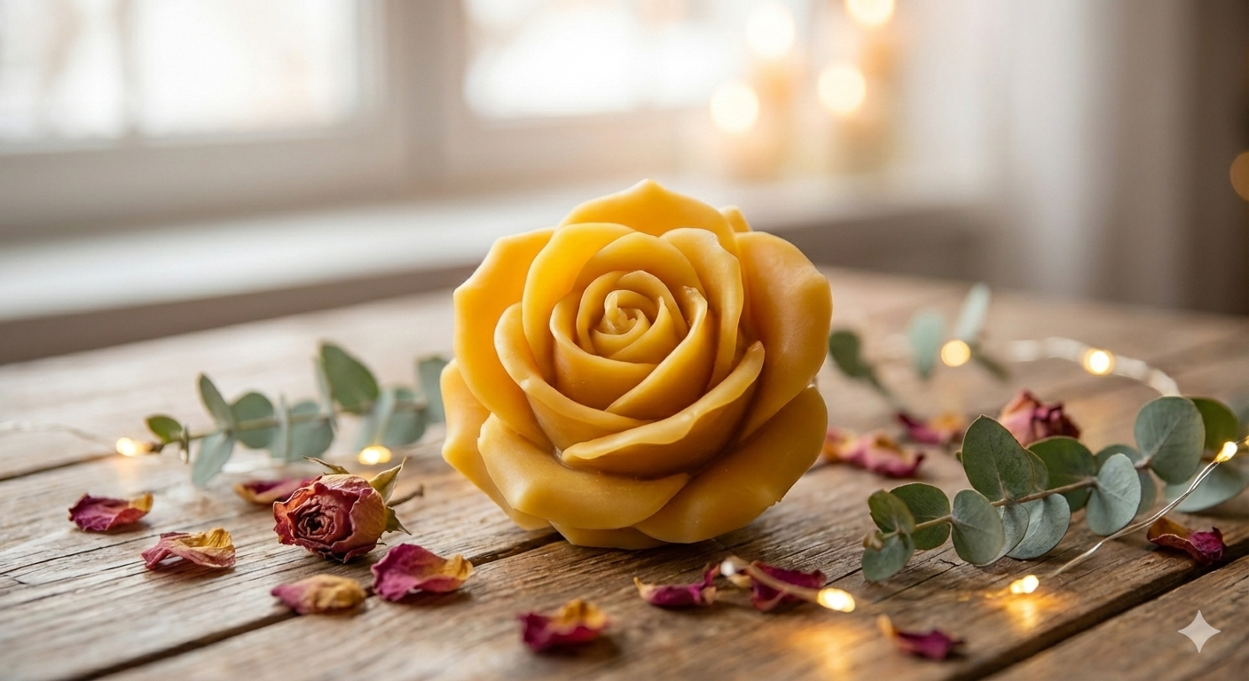 Rose flower (yellow)